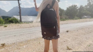 Otostop Çeken Sarışın Üniversiteli Hem Beleşe Yolculuk Yaptı Hemde Para Kazandı