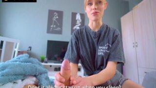 Her Sabah Sikin Niye Böyle Kalkıyor Diye Merak Ederken Ağzına Alıyor